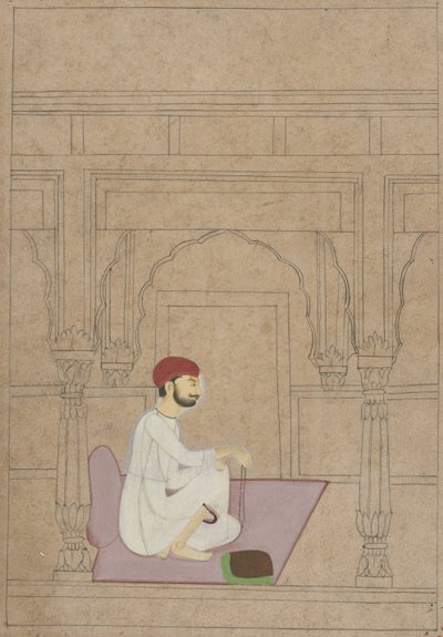 Meditating Ascetic by Indian School